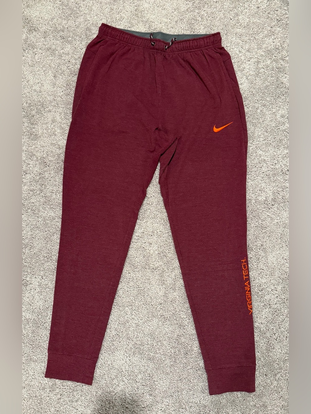 Nike Men’s Virginia Tech Maroon Dri-Fit Sweatpants
